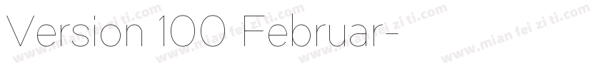 Version 100 Februar字体转换